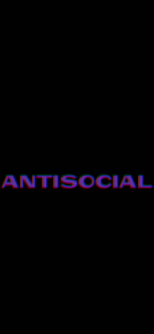 antisocial, word, inscription, purple