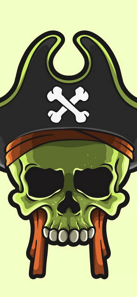 skull, pirate, vector, art