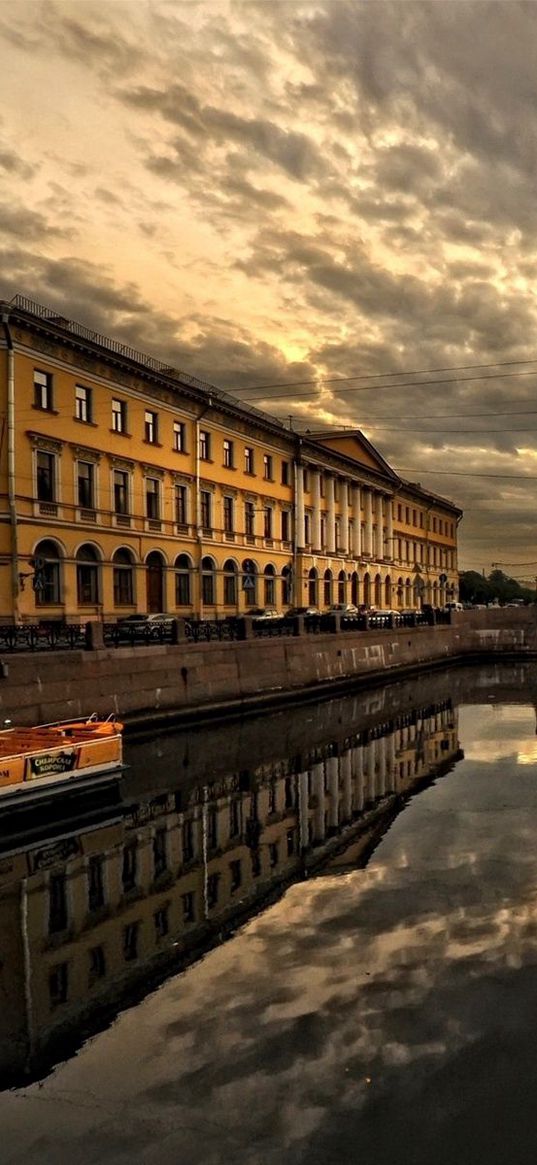 bridge, architecture, northern capital, house, city, st petersburg, street