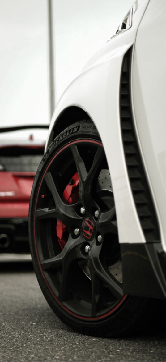 honda civic type r, honda fk2, honda, wheel, tire, disk