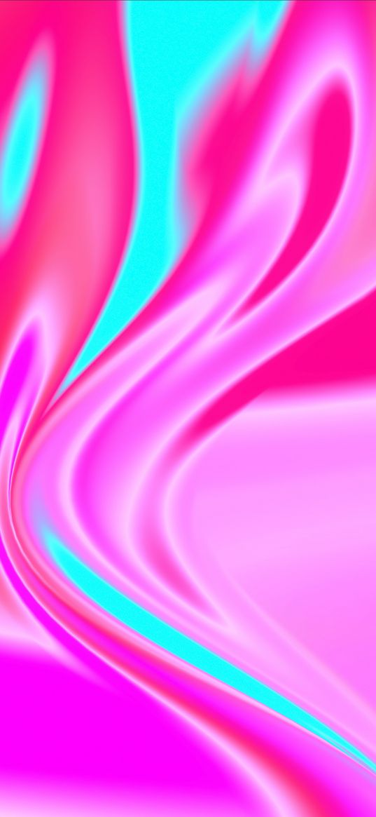 wavy, relief, blending, pink, blue