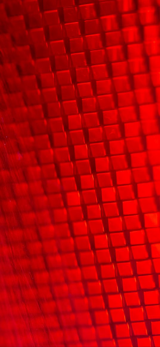 cubes, red, futuristic, structure, bright, saturated