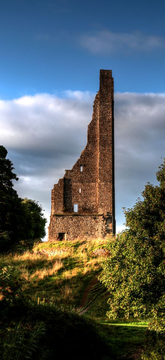 ruins, ancient, architecture, wall, building, stone