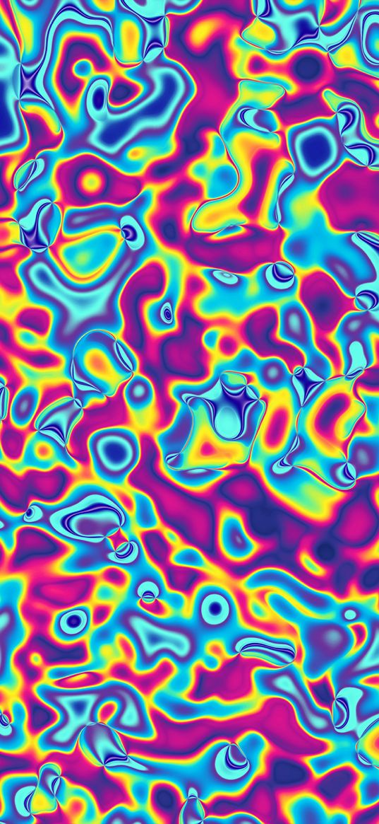 ripple, motley, colorful, spots, abstract