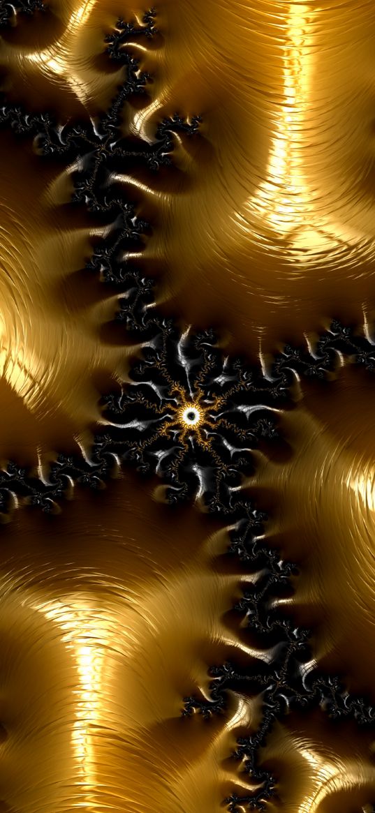 fractal, gold, gloss, surface, embossed