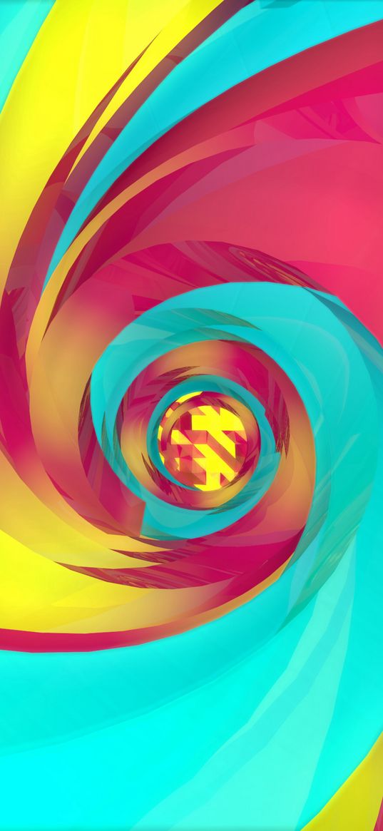 spiral, colorful, twist, vortex, abstraction