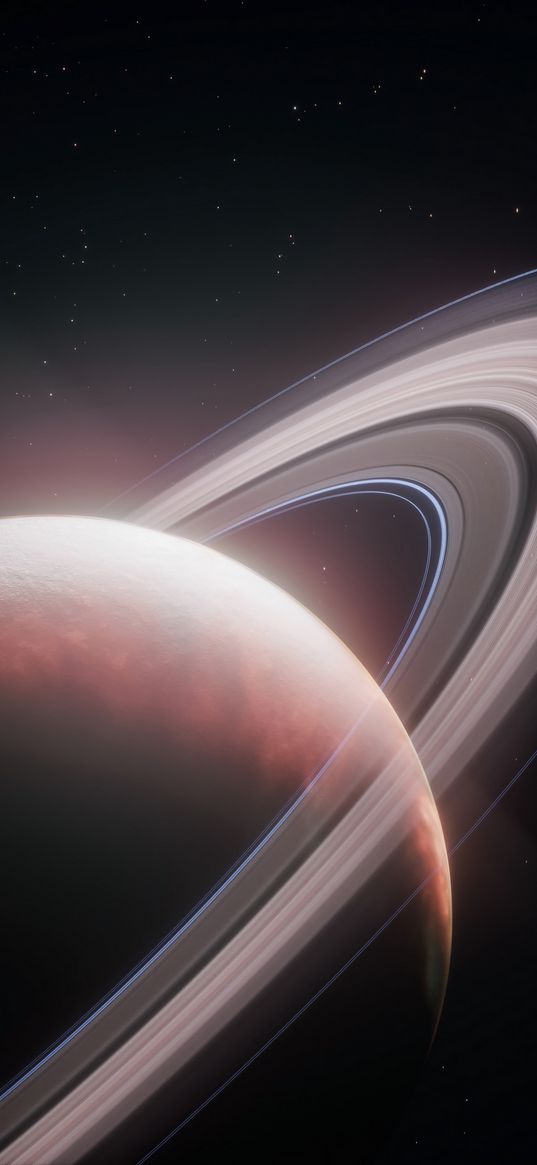 saturn, planet, rings, space, stars, universe