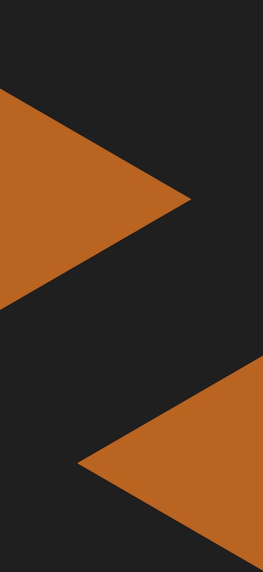 triangles, geometry, minimalism, shapes, orange, black