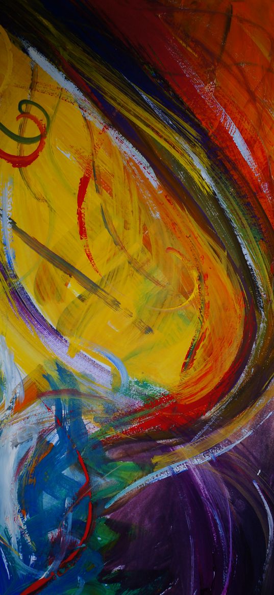 abstraction, colorful, paint, modern art