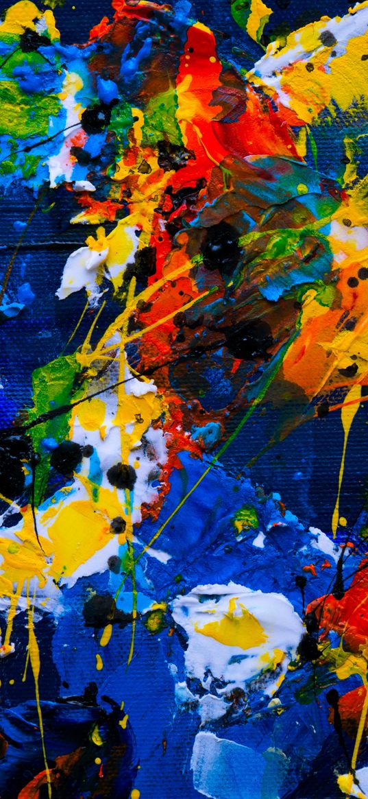 canvas, paint, brushstrokes, colorful, abstraction, modern art