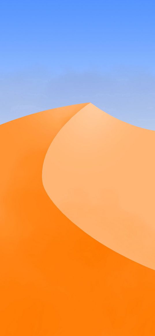 desert, dune, sand, vector, art, minimalism