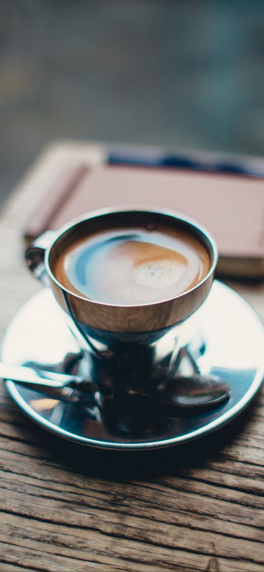 cup, coffee, mood, foam, breakfast