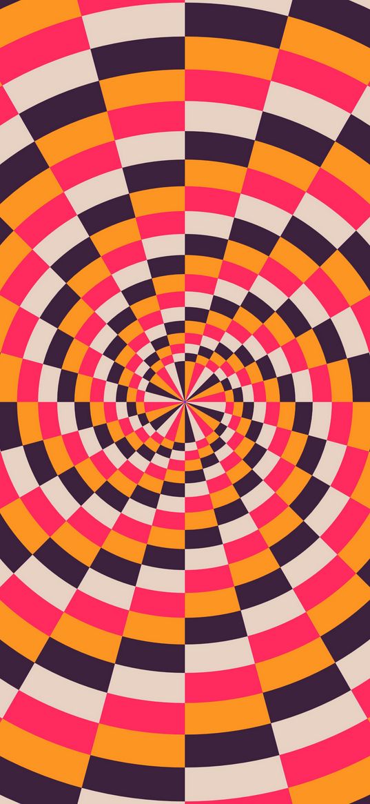 spiral, multicolored, optical illusion