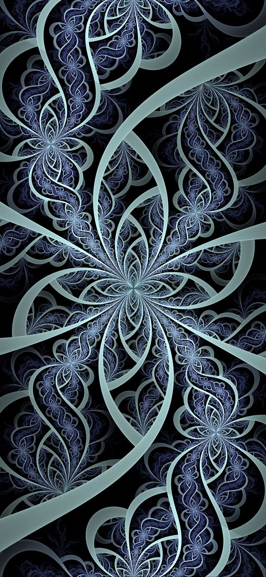 fractal, pattern, winding, tangled, abstraction