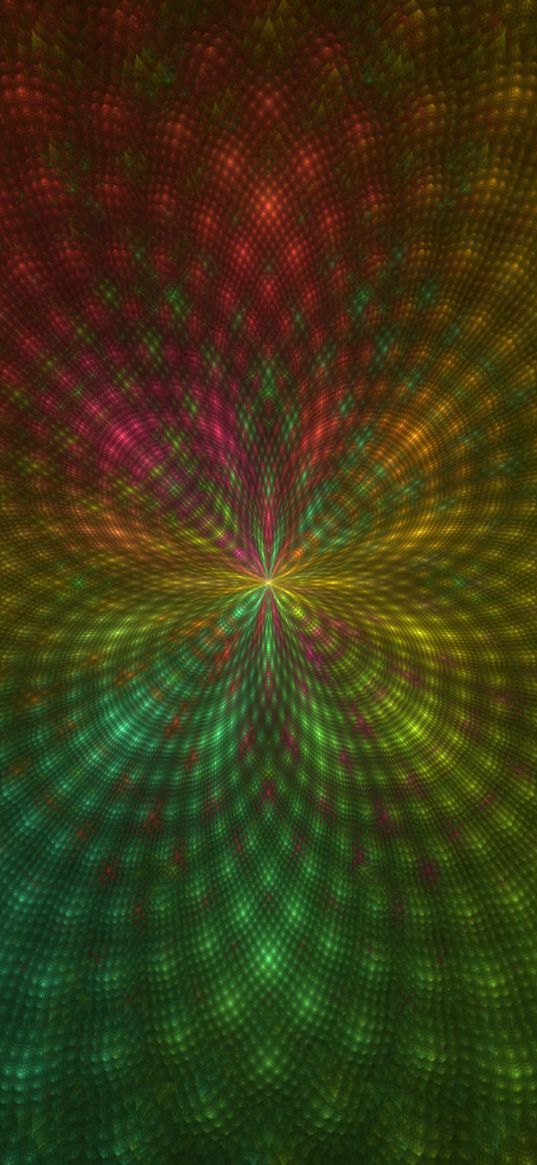 fractal, scattering, colorful, glow, abstraction