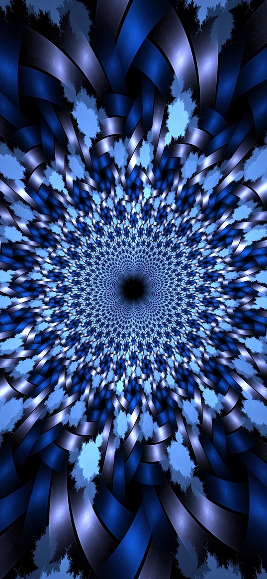 fractal, pattern, kaleidoscope, abstraction, optical illusion