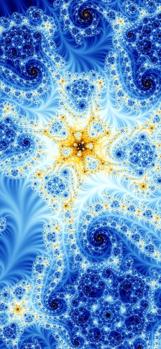 fractal, bright, tangled, pattern, abstraction