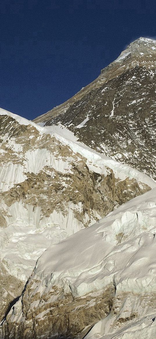 mountains, height, snow, cloud