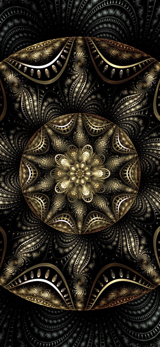 fractal, pattern, tangled, kaleidoscope, abstraction