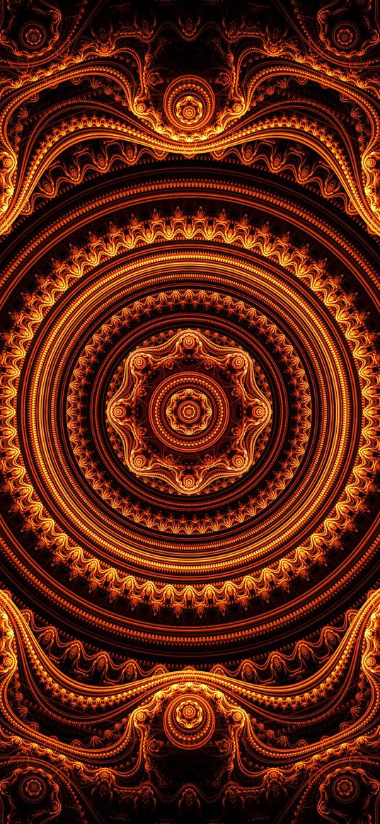 mandala, pattern, circles, ornament, abstraction