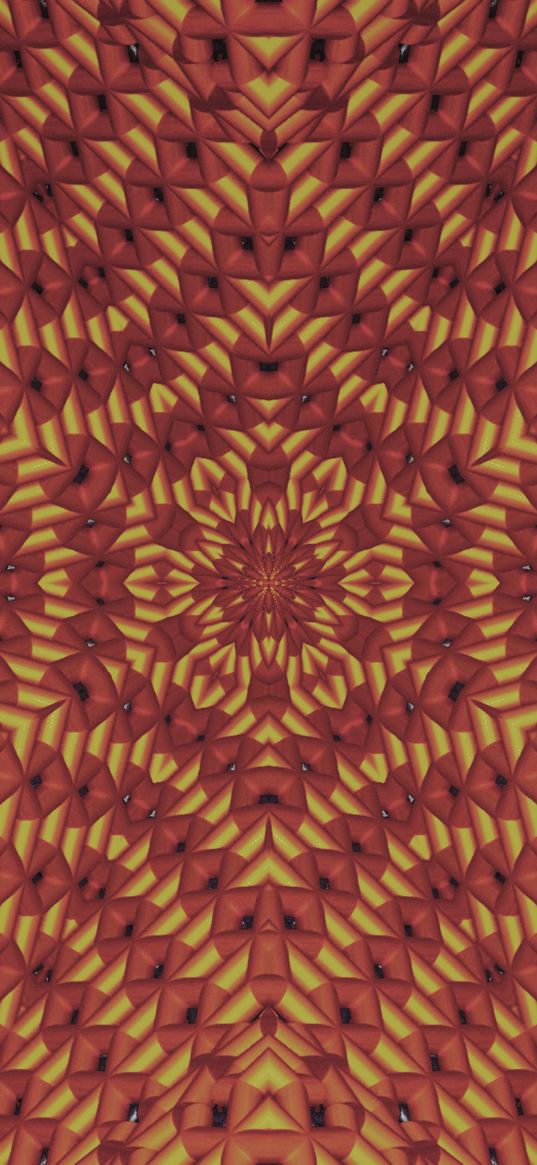 fractal, pattern, abstraction, symmetry, optical illusion