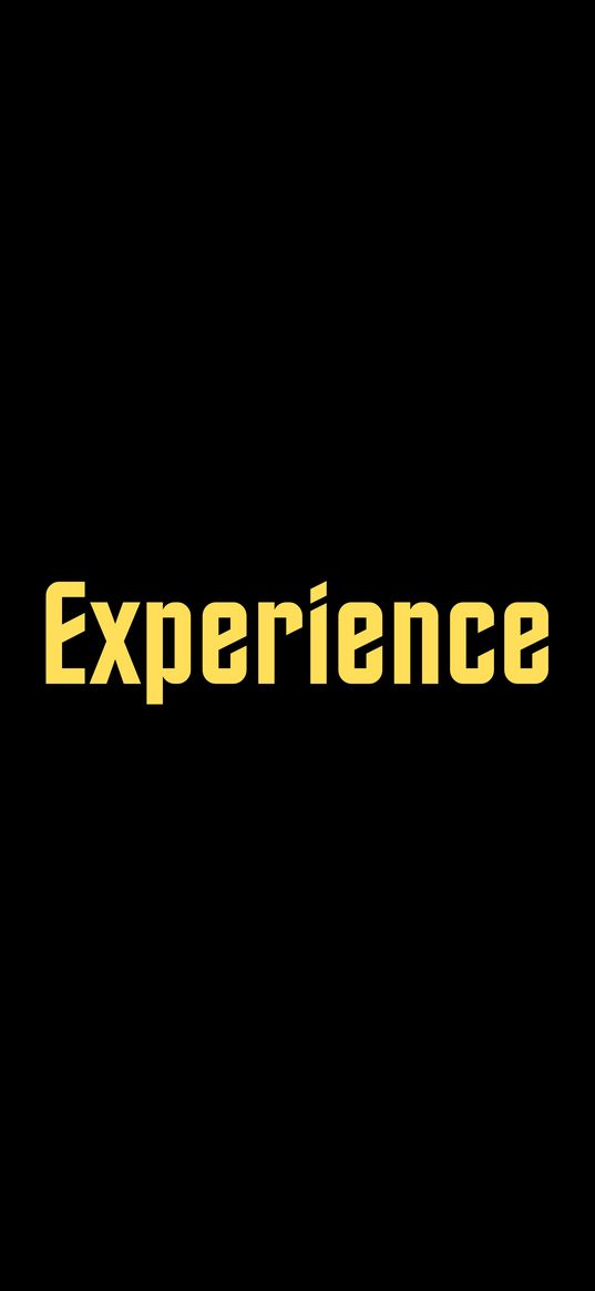 experience, word, inscription, minimalism