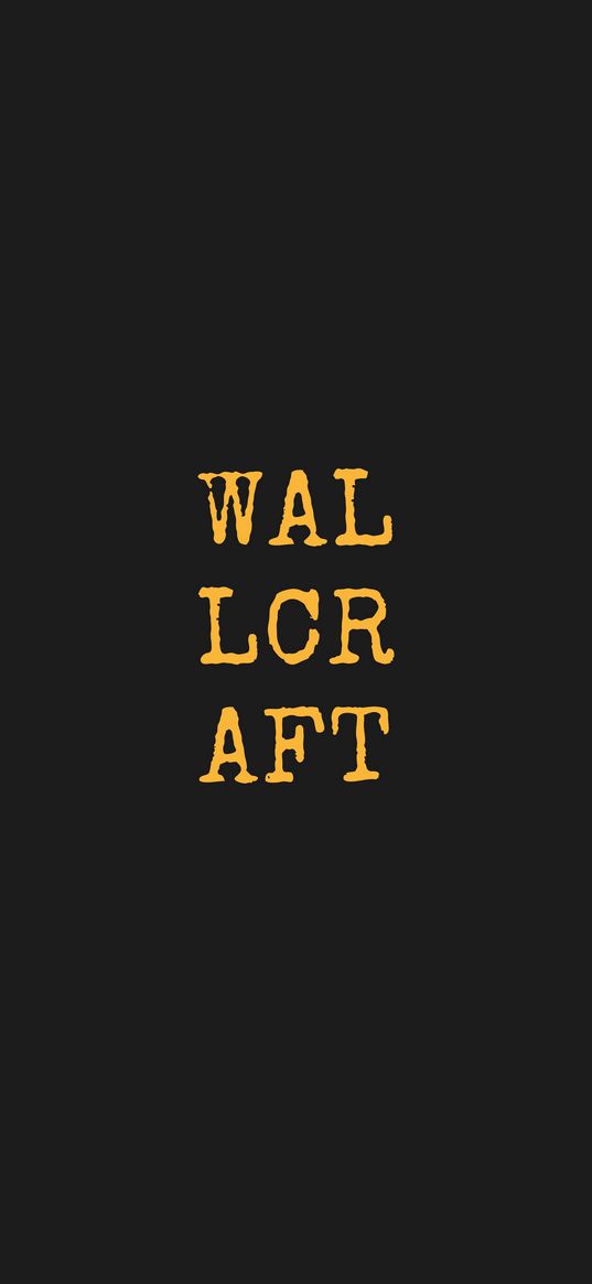 wallcraft, wallpaper, inscription, letters, word