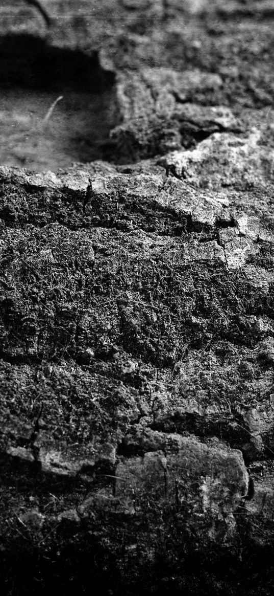 stones, wall, black-and-white, structure