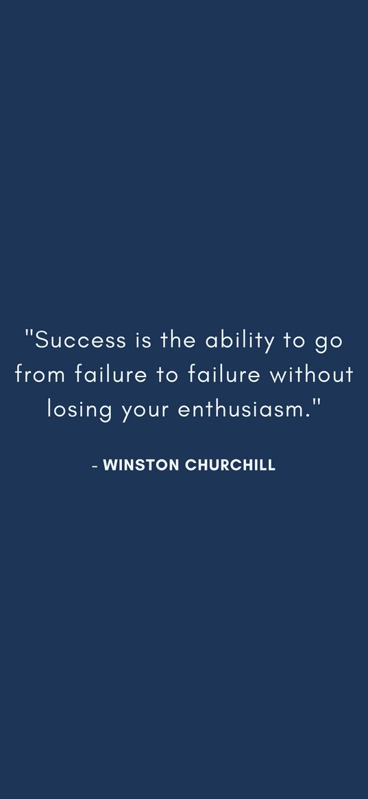 quote, success, failure, enthusiasm, saying