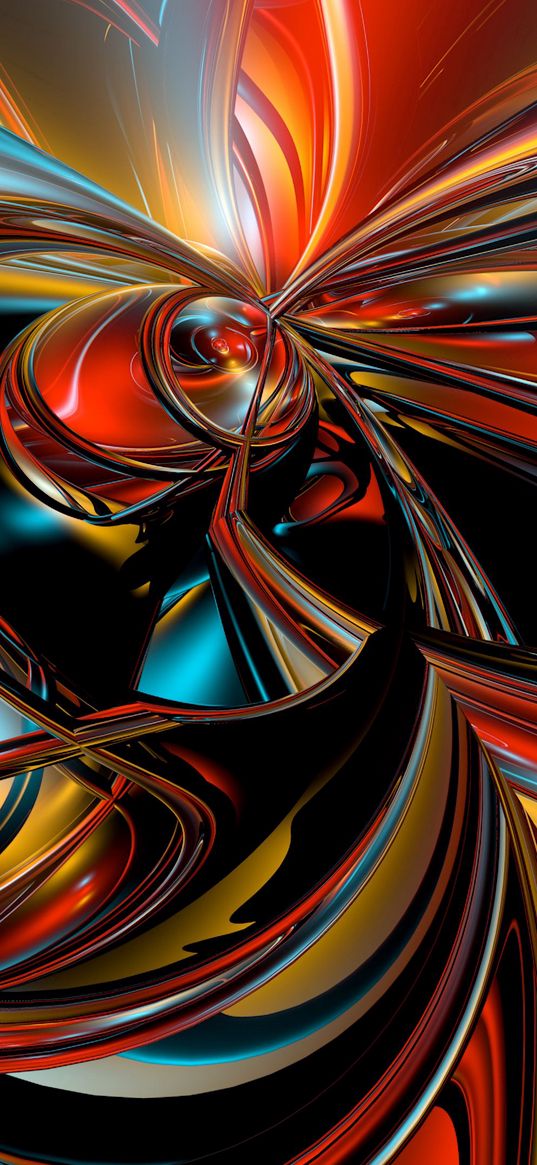 fractal, 3d, colorful, abstraction