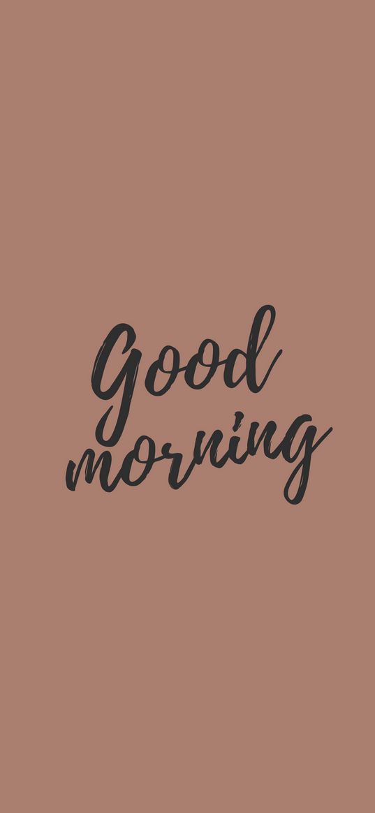 good, morning, inscription, lettering, text