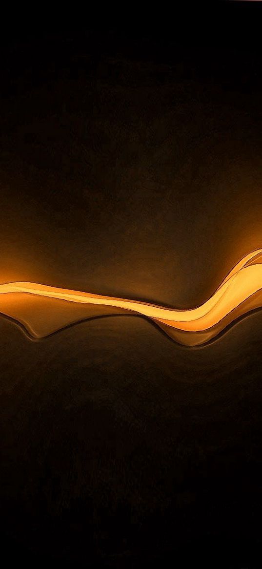 wave, shadow, fire, light