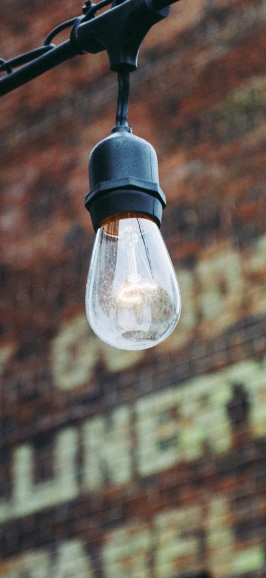 light bulb, wire, lighting, electricity