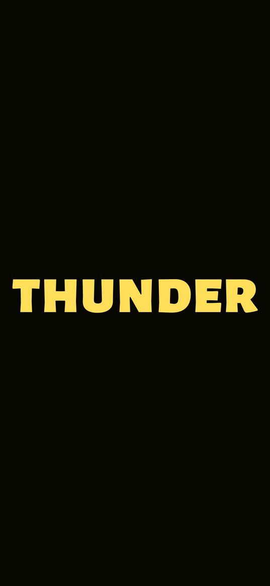 thunder, word, inscription, text