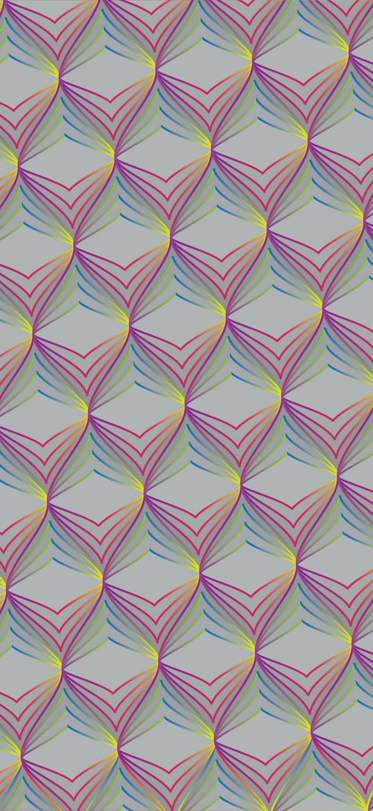 pattern, optical illusion, volume, colorful, texture