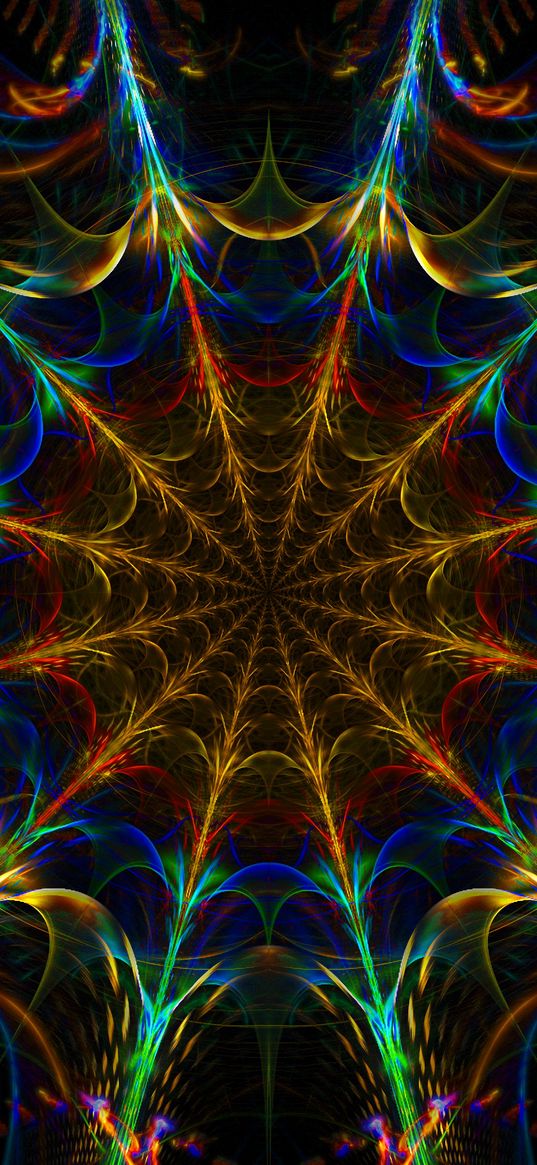 pattern, abstraction, web, symmetry, colorful