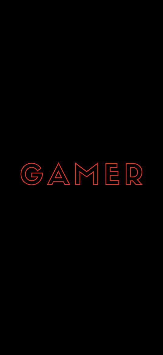 gamer, word, inscription, text