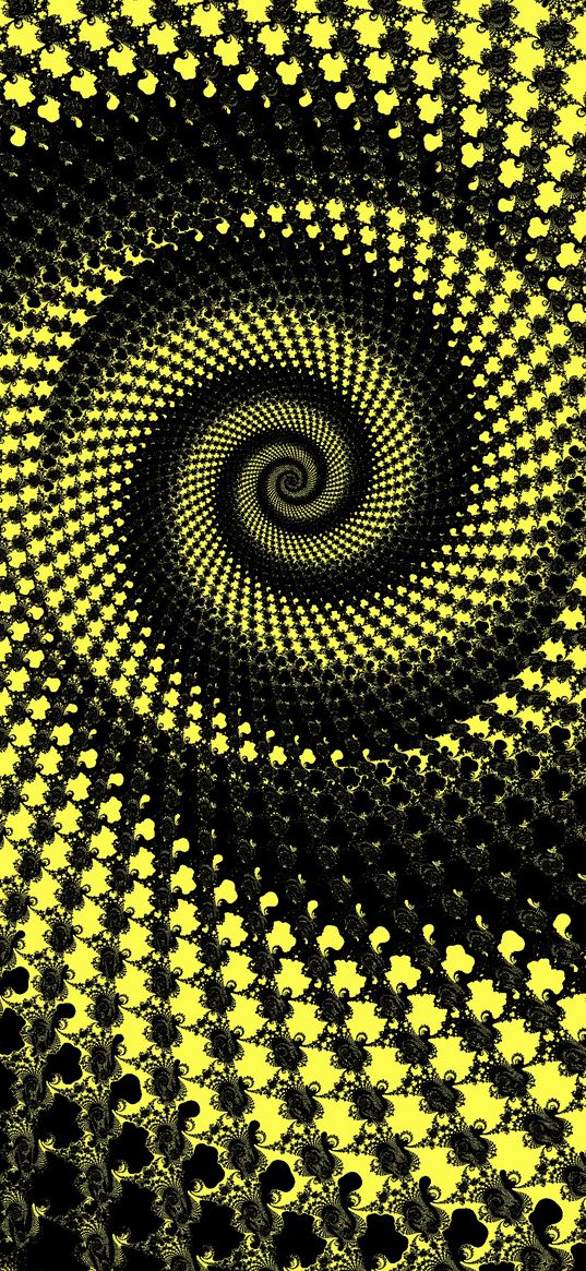 spiral, vortex, rotation, abstraction, yellow