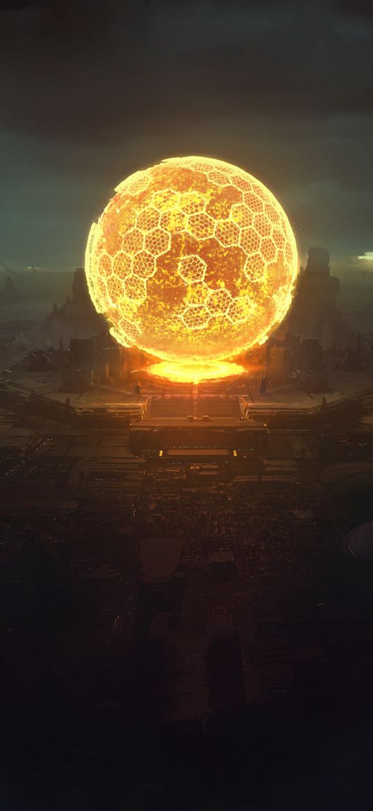 futurism, future, ball, honeycomb