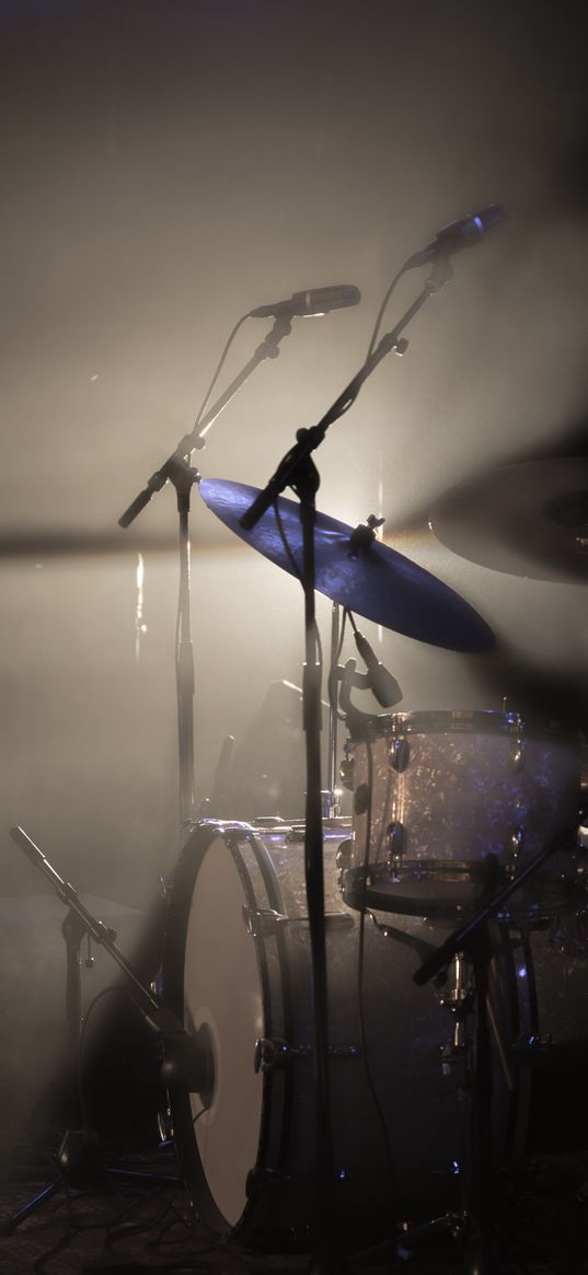 microphone, drums, music, concert