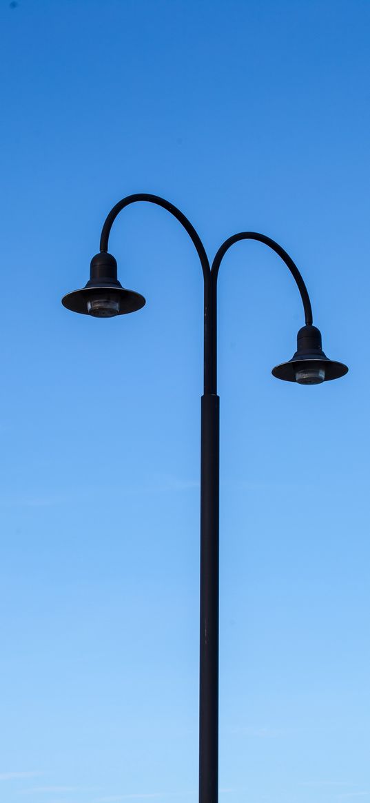 lantern, sky, street