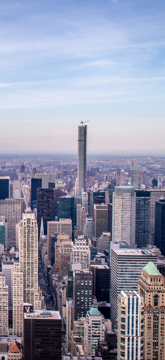 city, metropolis, aerial view, buildings, architecture