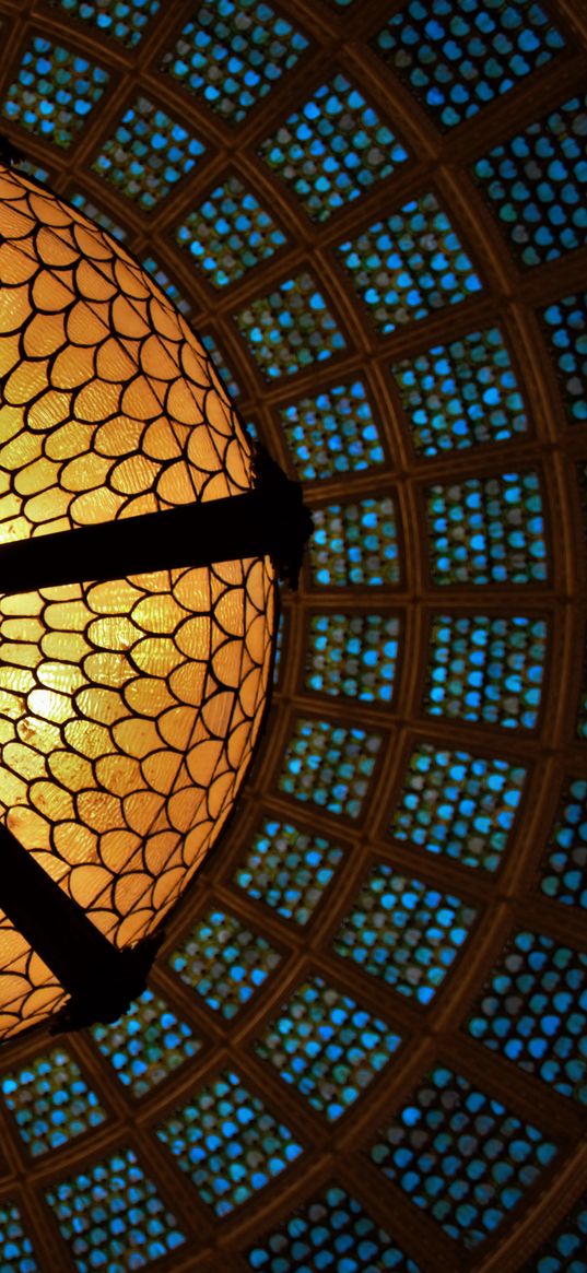 ceiling, arch, patterns