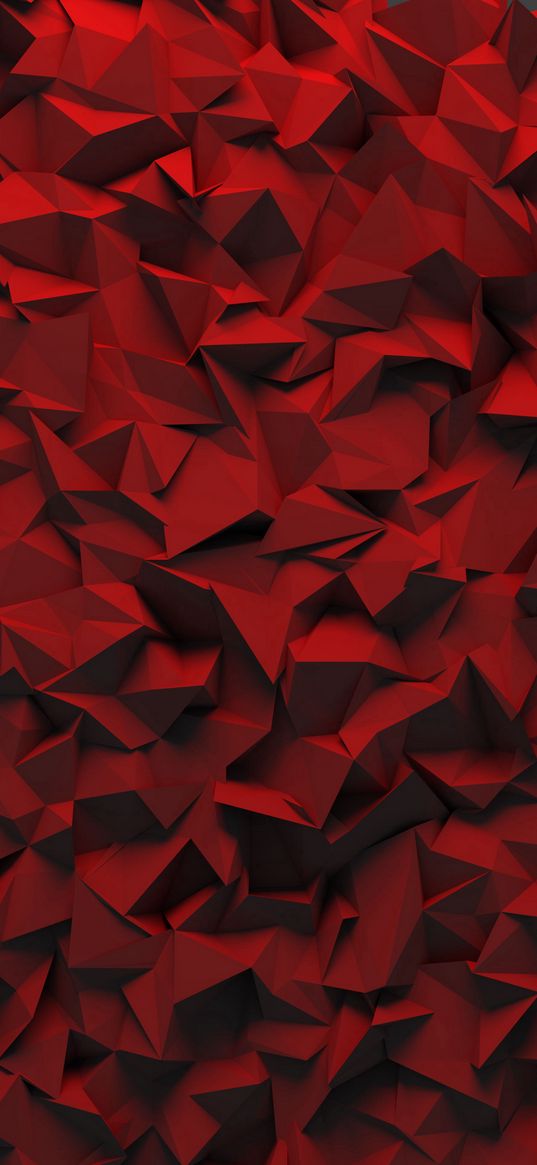 relief, red, texture, triangle