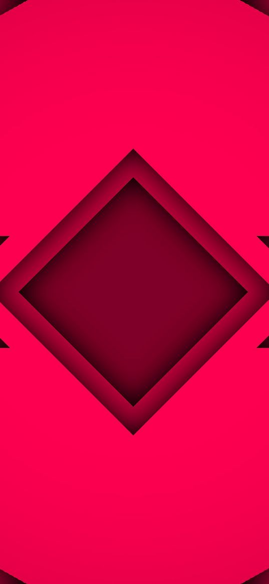 rhombus, pink, abstraction