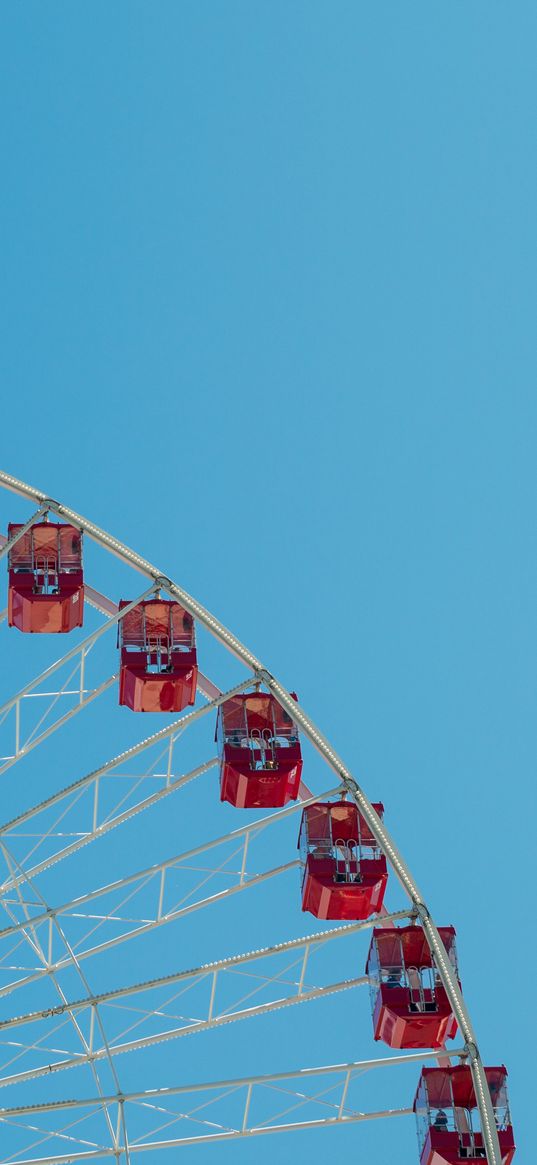 ferris wheel, attraction, cabs