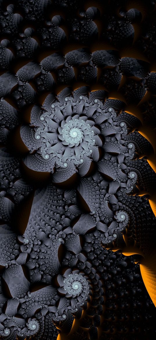 fractal, twisting, pattern