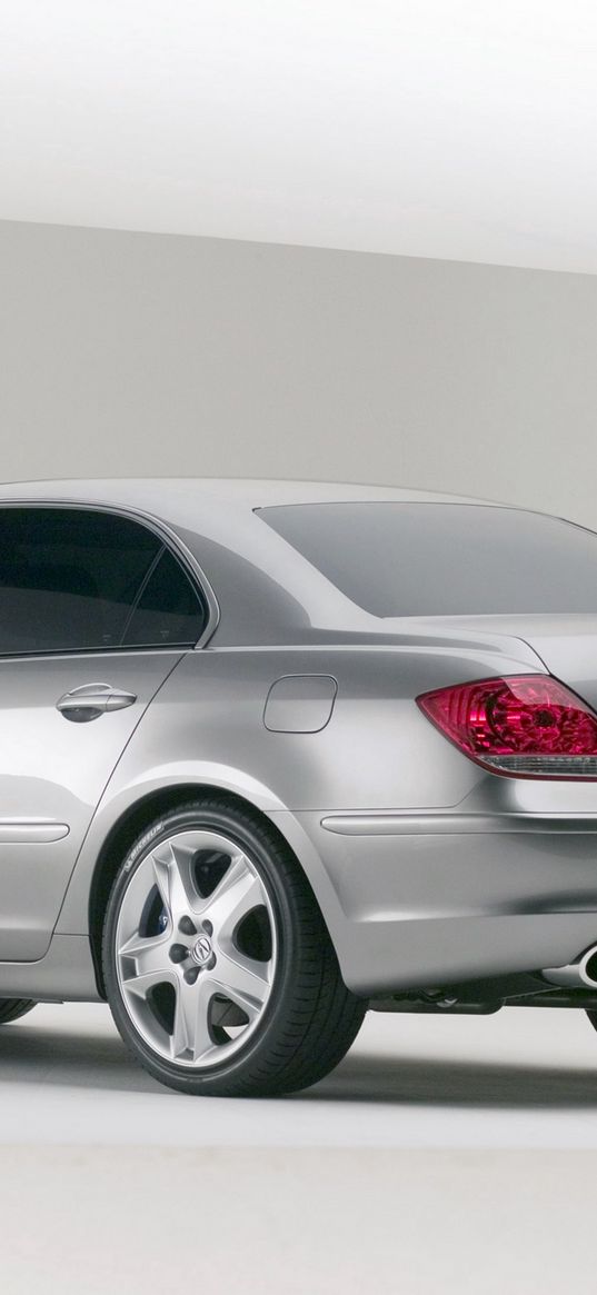 acura, rl, metallic gray, side view, style, cars, concept