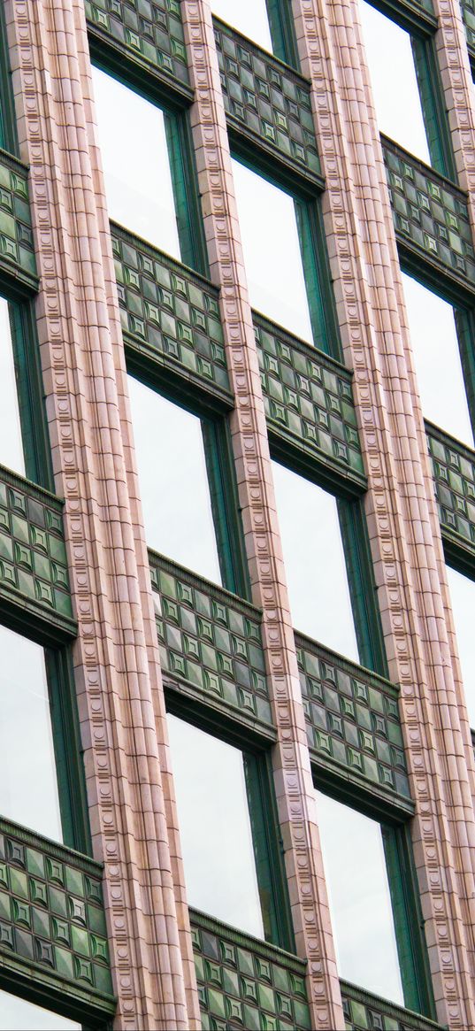 facade, building, windows, glass, glassy