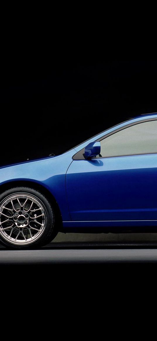 acura, rs-x, concept, 2001, blue, side view, style, auto